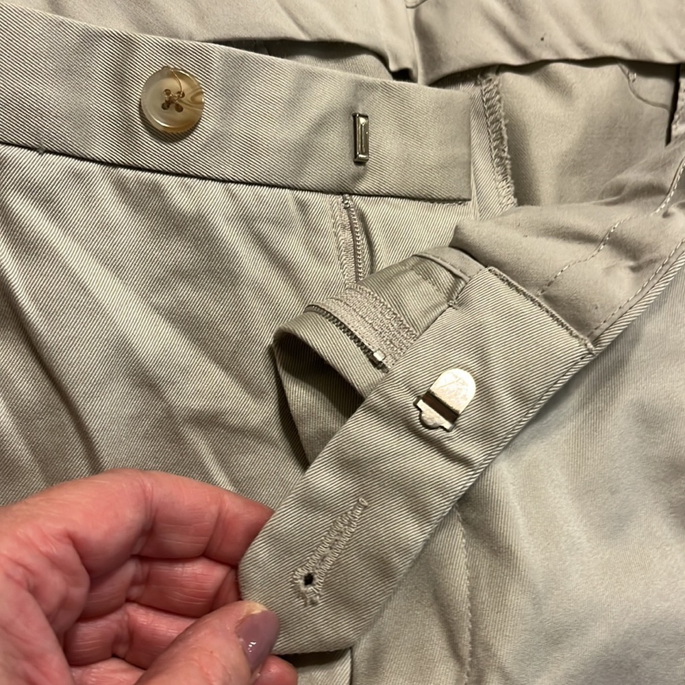 (23)NWOT Mens khaki pants by Jos A Bank. Size 36w x 32l. Tailored Fit - Picture 7 of 9